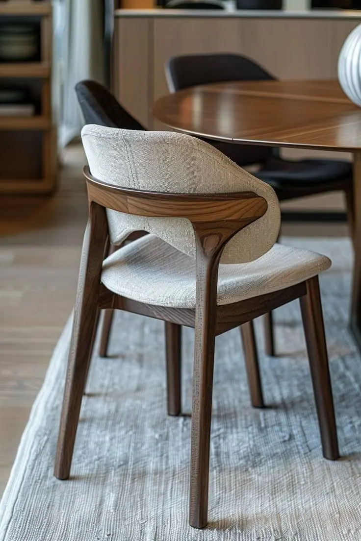 WFC Dining 21 — custom dining chair made to order by Woodflex Designs, Surat