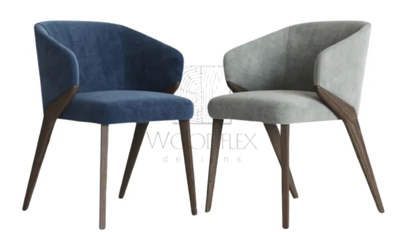 WFC Dining 24 — custom dining chair made to order by Woodflex Designs, Surat