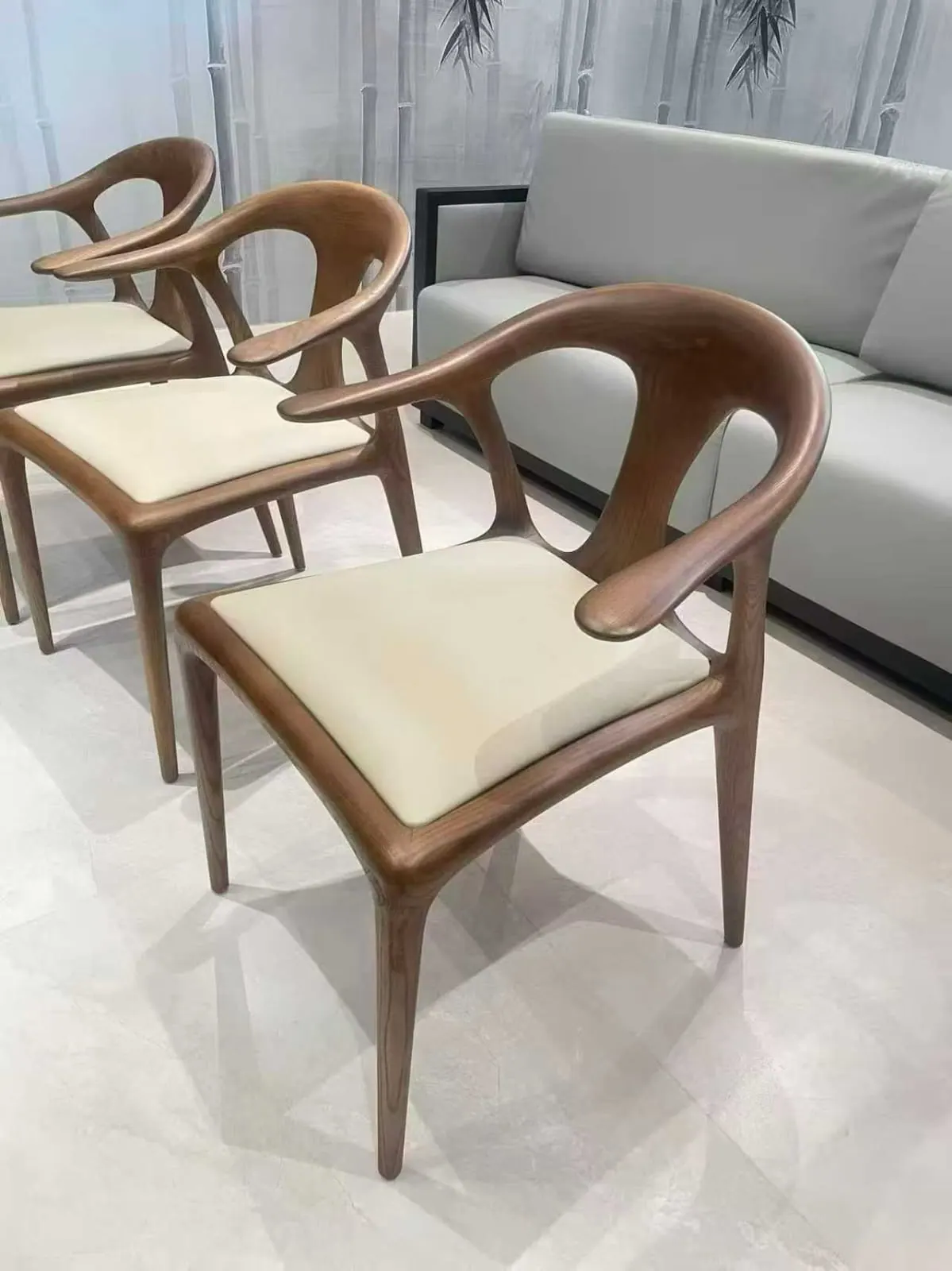 WFC Dining 35 — custom dining chair made to order by Woodflex Designs, Surat