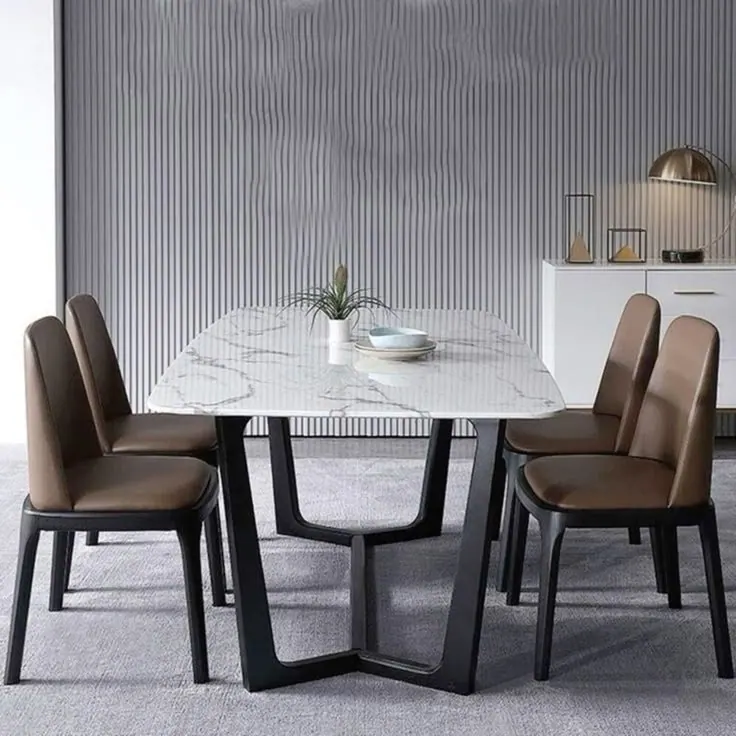 Dining Table 05 — custom dining table made to order by Woodflex Designs, Surat