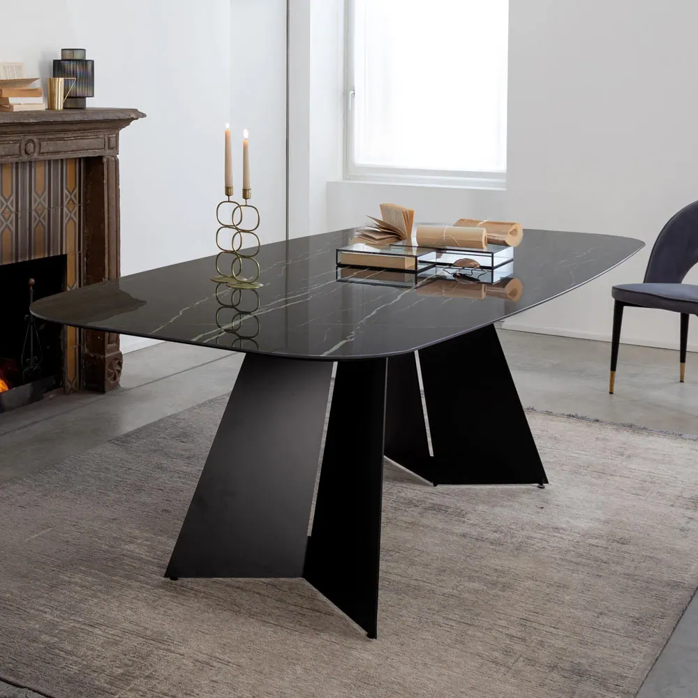 Dining Table 14 — custom dining table made to order by Woodflex Designs, Surat