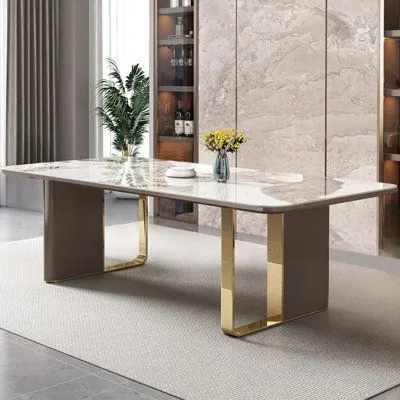 Dining Table 16 — custom dining table made to order by Woodflex Designs, Surat
