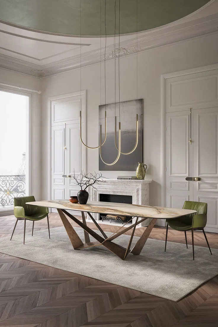 Dining Table 18 — custom dining table made to order by Woodflex Designs, Surat
