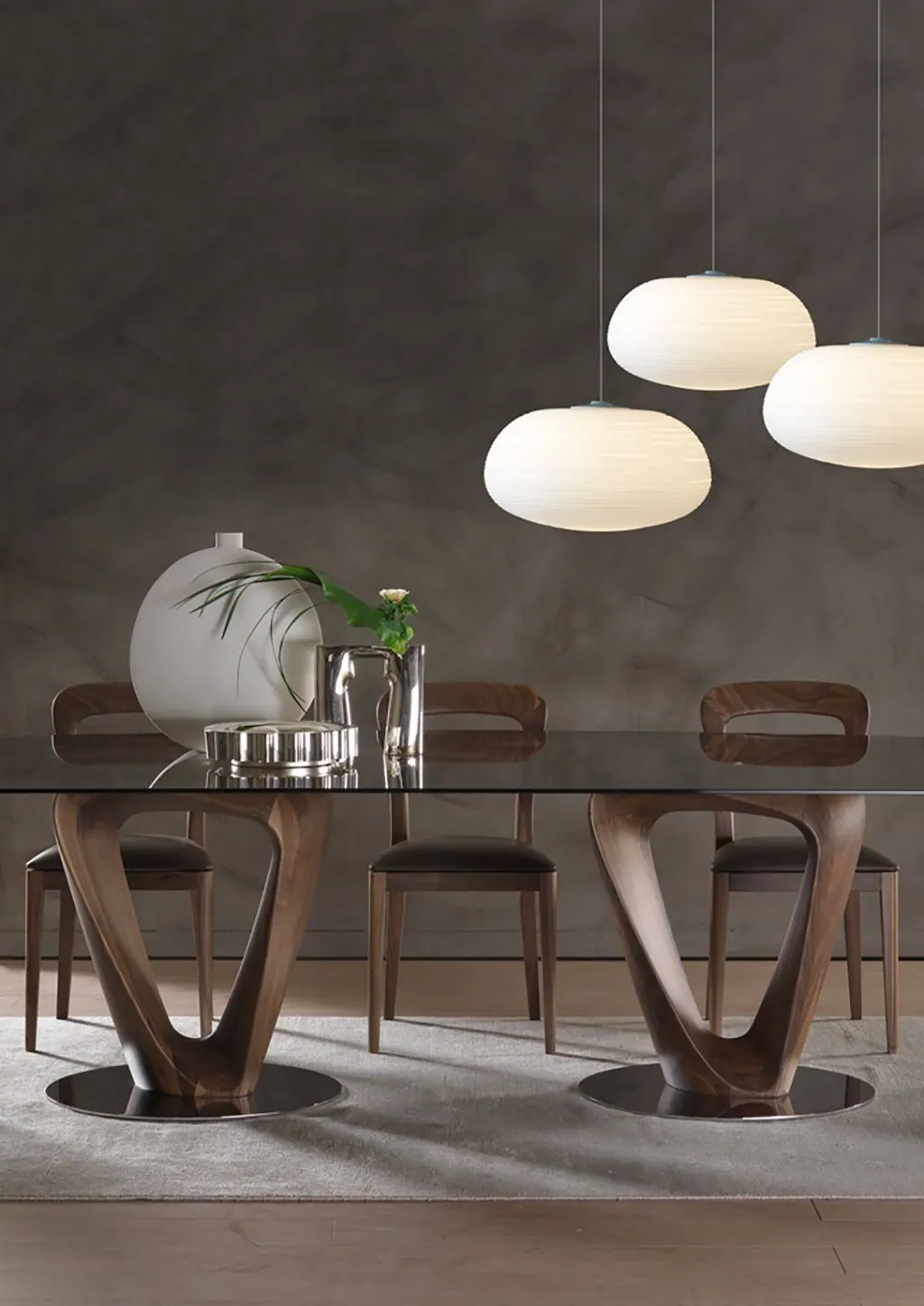 Dining Table 22 — custom dining table made to order by Woodflex Designs, Surat
