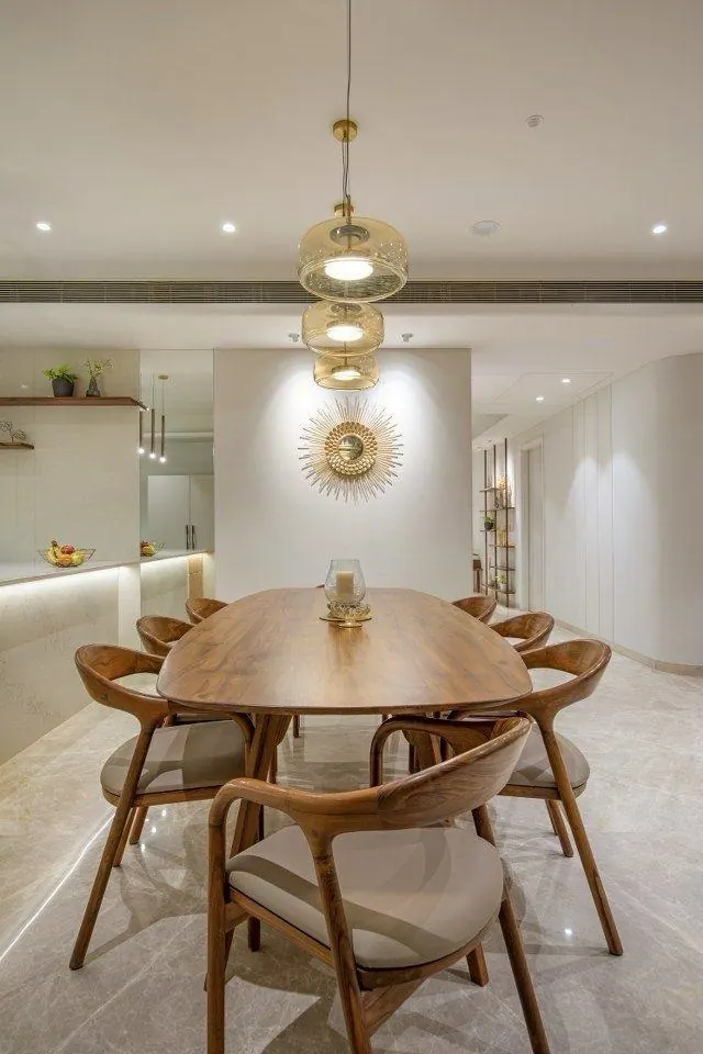 Dining Table 25 — custom dining table made to order by Woodflex Designs, Surat