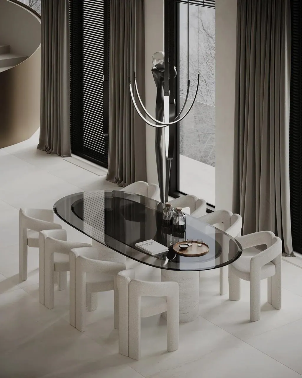 Dining Table 33 — custom dining table made to order by Woodflex Designs, Surat