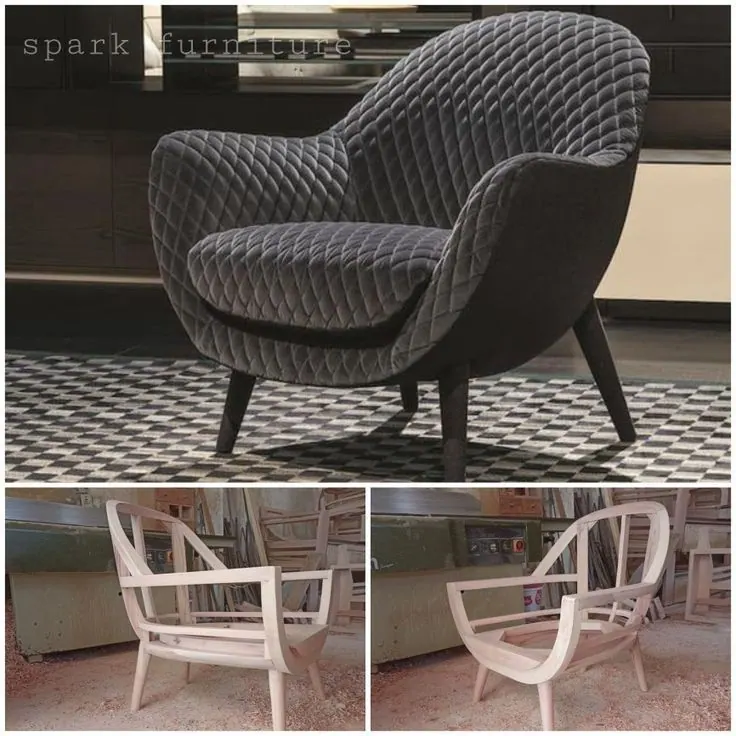 Lounge 04 — custom lounge chair made to order by Woodflex Designs, Surat