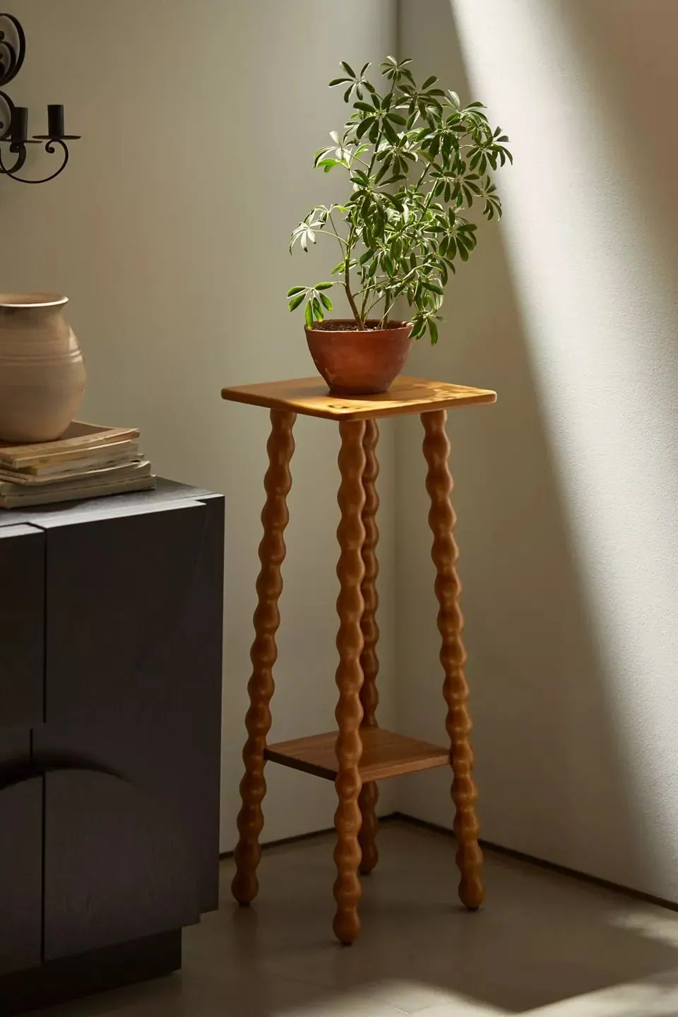 Plant Stand 06 — custom planter stand made to order by Woodflex Designs, Surat