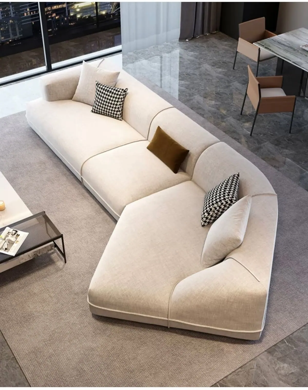 Woodflex Designs Sofa 04 — custom sofa made to order by Woodflex Designs, Surat