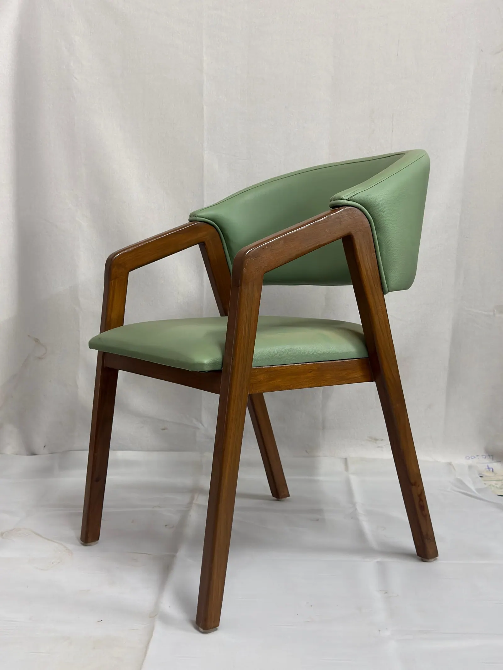 Custom chair built by Woodflex Designs, photographed in our Surat workshop
